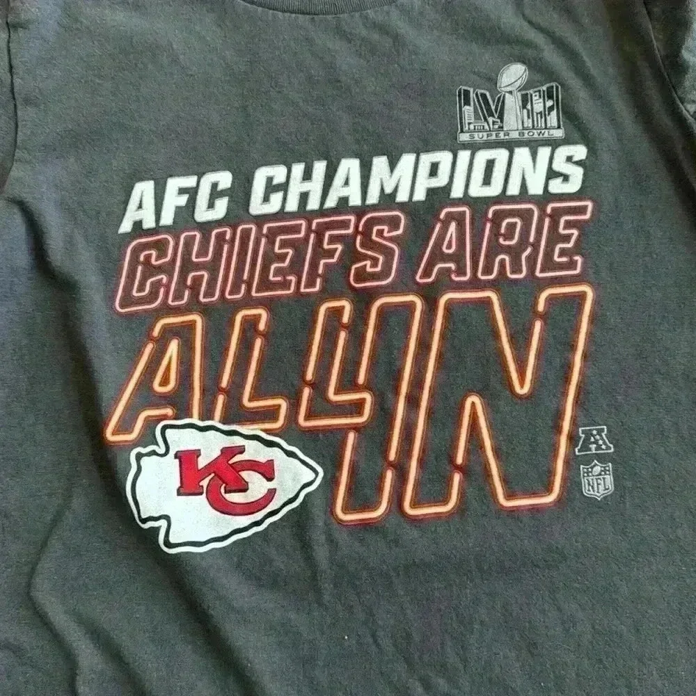 Chiefs Nike Tee AFC Champions Youth size medium